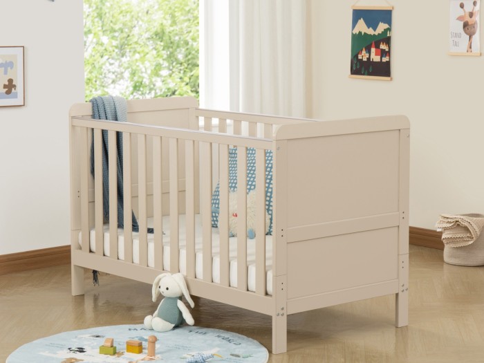 Babymore Caro Urban Cot Bed - Cashmere | Baby Snooze
