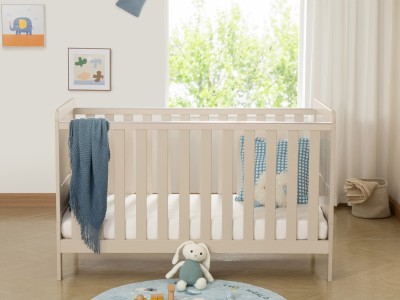 Babymore Caro Urban Cot Bed - Cashmere | Baby Snooze