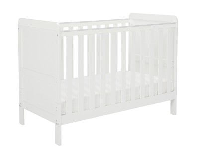 Babymore Caro Urban Mini Cot Bed - White | Baby Snooze