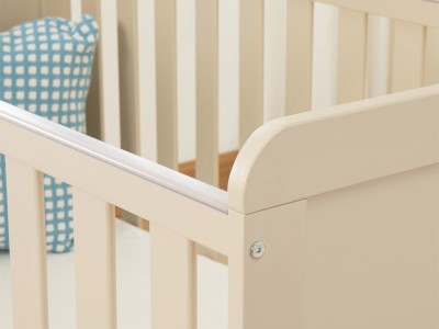 Babymore Caro Urban Mini Cot Bed - Cashmere | Baby Snooze