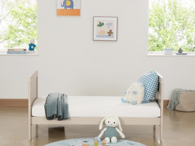 Babymore Caro Urban Mini Cot Bed - Cashmere | Baby Snooze