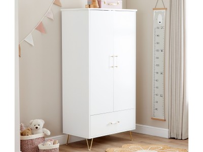 Kimi Nursery Wardrobe - Acrylic | Babymore