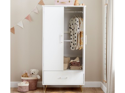Kimi Nursery Wardrobe - Acrylic | Babymore