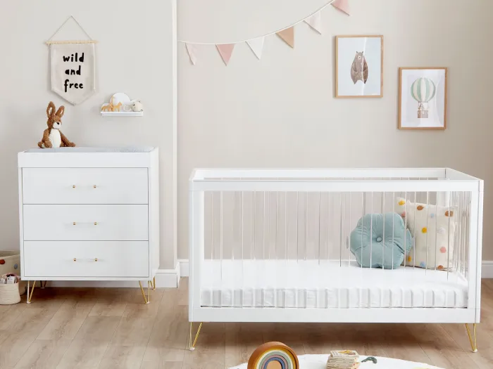 Kimi XL Acrylic 2 Piece Nursery Room Set | Babymore