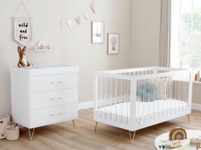 Kimi XL Acrylic 2 Piece Nursery Room Set | Babymore