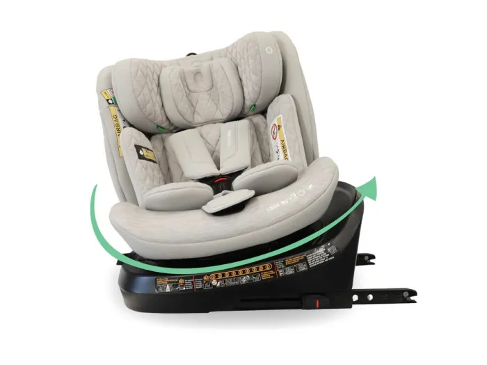 My Babiie TT i-Size (40-150cm) Spin Car Seat - Grey Melange