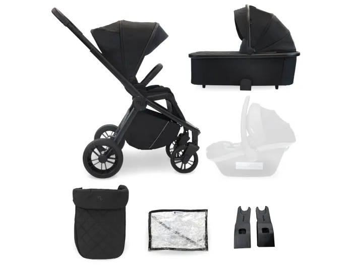 MB450 2-in-1 Pushchair & Carrycot - Black | My Babiie