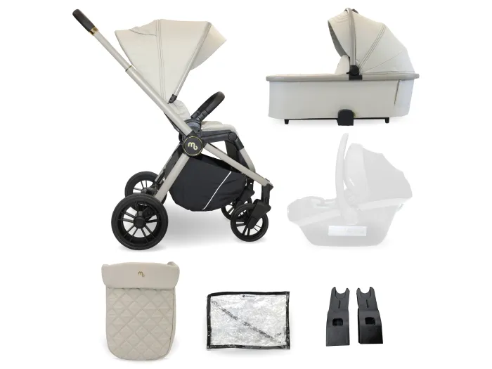 MB450 2-in-1 Pushchair & Carrycot - Ivory | My Babiie