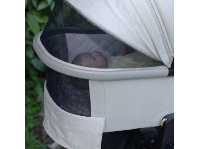 MB450 2-in-1 Pushchair & Carrycot - Ivory | My Babiie