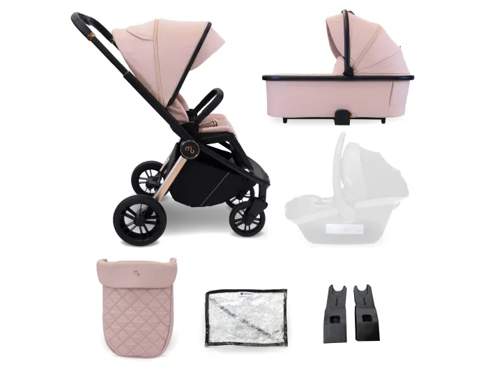 MB450 2-in-1 Pushchair & Carrycot - Pastel Pink | My Babiie