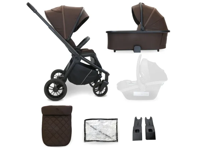 MB450 2-in-1 Pushchair & Carrycot - Chocolate | My Babiie