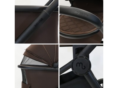 MB450 2-in-1 Pushchair & Carrycot - Chocolate | My Babiie