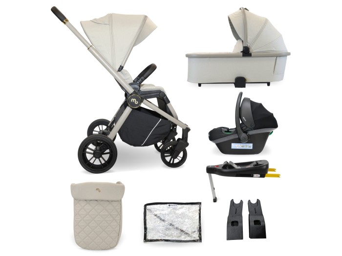MB450i 3-in-1 Travel System with Base - Ivory | My Babiie