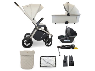 MB450i 3-in-1 Travel System with Base - Ivory | My Babiie