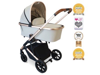 MB500 2-in-1 Pushchair & Carrycot - Rose Gold Stone