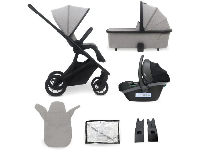 My Babiie MB500 3-in-1 Travel System - Moon Grey