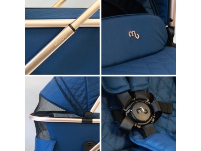 My Babiie MB500 3-in-1 Travel System - Opal Blue