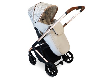 My Babiie MB500 3-in-1 Travel System with Base - Rose Gold Marble