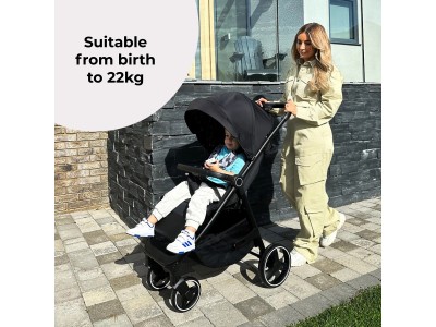 MB160 Plus Pushchair - Black Leopard | My Babiie