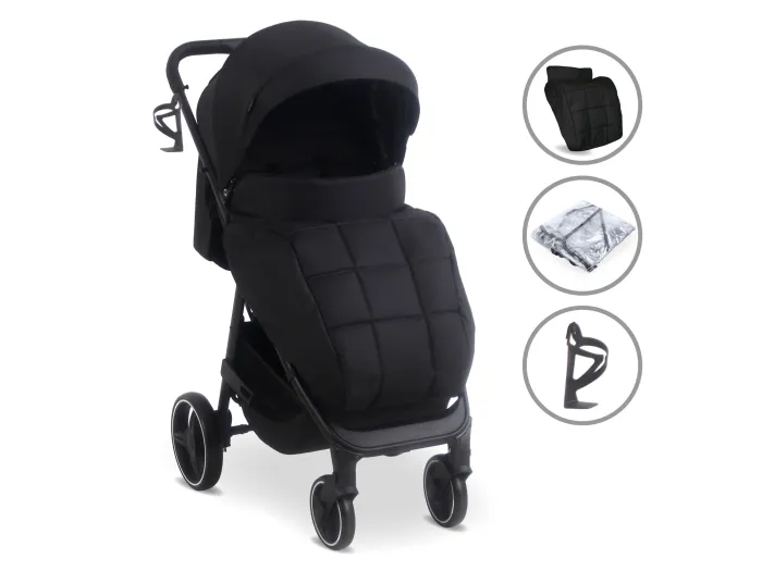 MB160 Plus Pushchair - Black Leopard | My Babiie