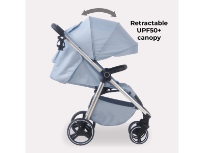 MB160 Plus Pushchair - Blue Plaid | My Babiie