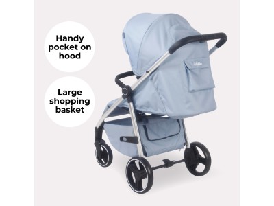 MB160 Plus Pushchair - Blue Plaid | My Babiie