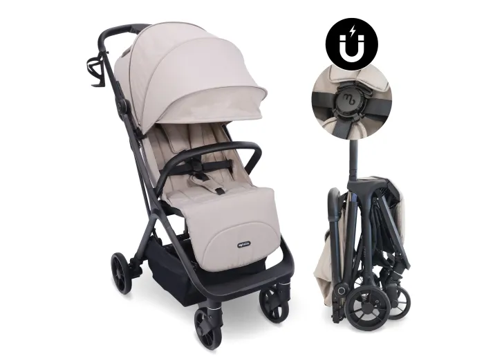 MBX7 Plus Auto-Fold Stroller - Camel | My Babiie