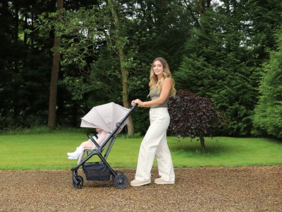 MBX7 Plus Auto-Fold Stroller - Camel | My Babiie