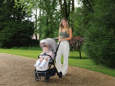 MBX7 Plus Auto-Fold Stroller - Camel | My Babiie