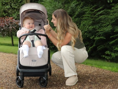 MBX7 Plus Auto-Fold Stroller - Camel | My Babiie