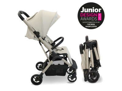 MBX7 Plus Auto-Fold Stroller - Ivory | My Babiie