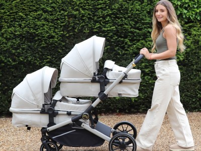 MB33 Tandem Pushchair - Ivory | My Babiie