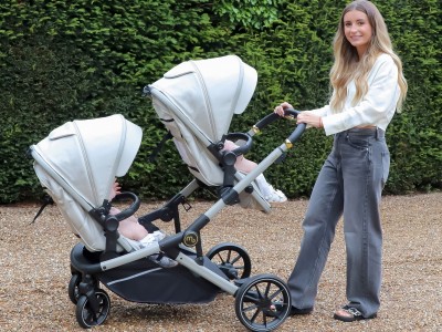 MB33 Tandem Pushchair - Ivory | My Babiie