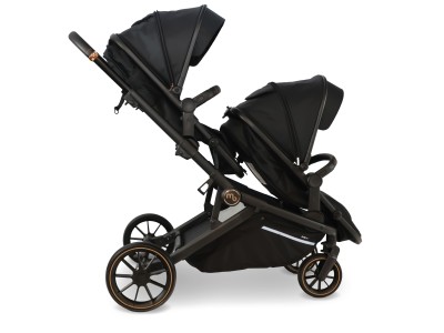 MB33 Tandem Pushchair - Black Leopard | My Babiie