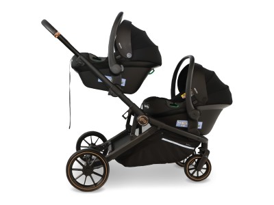MB33 Tandem Pushchair - Black Leopard | My Babiie