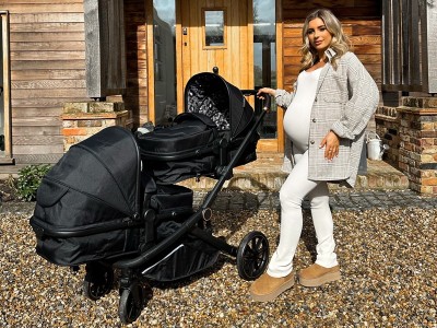 MB33 Tandem Pushchair - Black Leopard | My Babiie