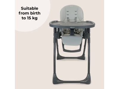 My Babiie MBHC9 Luxe Highchair - Grey | Baby Snooze