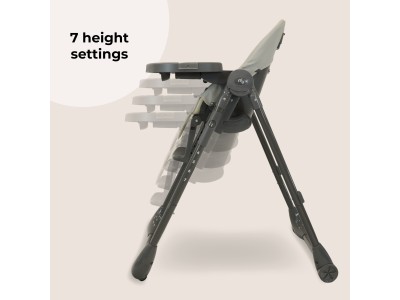 My Babiie MBHC9 Luxe Highchair - Grey | Baby Snooze