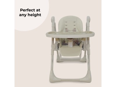 My Babiie MBHC9 Luxe Highchair - Oatmeal | Baby Snooze