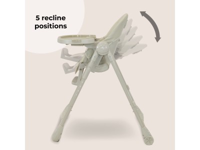 My Babiie MBHC9 Luxe Highchair - Oatmeal | Baby Snooze