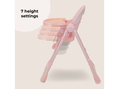 My Babiie MBHC9 Luxe Highchair - Pink | Baby Snooze