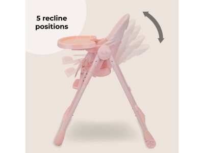 My Babiie MBHC9 Luxe Highchair - Pink | Baby Snooze