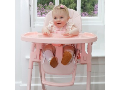 My Babiie MBHC9 Luxe Highchair - Pink | Baby Snooze