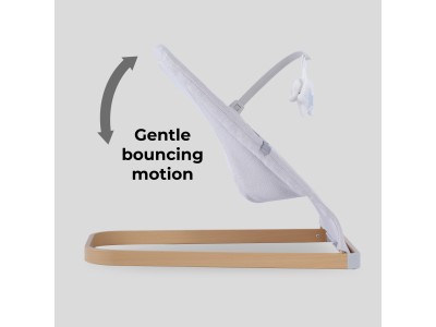 My Babiie Baby Bouncer - Grey | Baby Snooze