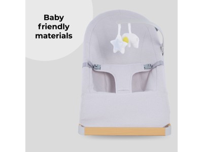 My Babiie Baby Bouncer - Grey | Baby Snooze
