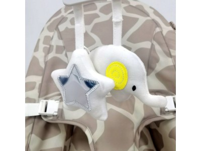 My Babiie Baby Bouncer - Giraffe | Baby Snooze