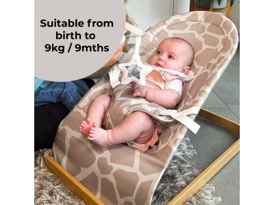 My Babiie Baby Bouncer - Giraffe | Baby Snooze