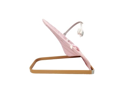 My Babiie Baby Bouncer - Pink Plaid | Baby Snooze