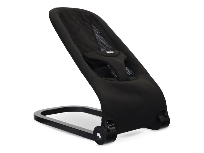 My Babiie Reclining Baby Bouncer - Black | Baby Snooze