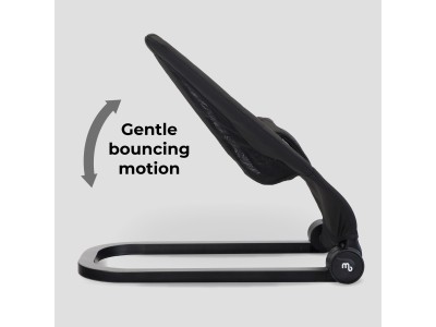 My Babiie Reclining Baby Bouncer - Black | Baby Snooze